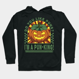 Do You Like Puns I'm A Pun-king Husband Funny Hoodie